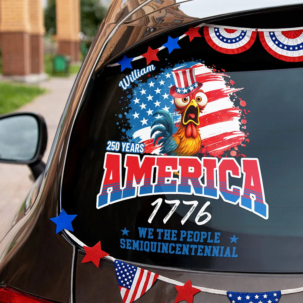 America 250 We The People Semiquincentennial - Personalized Decor Decal