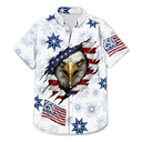 Gift For Yourself,Gift For Women,Gift For Men,Independence Day,America 250th,Happy,No Custom - America 250 Years Patriotic Eagle Breaks Free - Hawaiian Shirt
