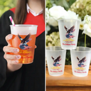 Independence Day,Family,America 250th,Proud - America 250th Anniversary US Pride Patriotic Eagle - Personalized Frosted Cups