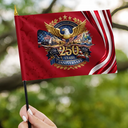 America 250th, Independence Day, Family, Proud, Icon - America 250th Anniversary US Pride Patriotic Eagle - Personalized Handheld Flag