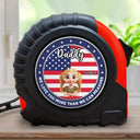 Gift For Father, Gift For Grandpa, Independence Day, Happy - America Dad Grandpa We Love You More Than We Can Measure - Personalized Tape Measure