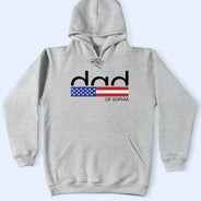 Gift For Father,Independence Day,Happy - America Dad Of Kid Custom Name - Personalized T Shirt