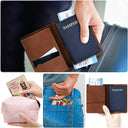 Travel,Gift For Yourself,Gift For Women,Gift For Men,Happy - And So The Adventure Begins 3D Effect - Personalized Passport Cover, Passport Holder