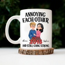Gift For Couples,LGBT,Old Couples,Gift For Women,Gift For Men,Gift For Husband,Gift For Wife,Gift For Boyfriend,Gift For Girlfriend,Love,Top Market - Animate Couple Annoying Each Other And Still Going Strong - Personalized Mug