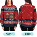 Christmas,Christian,Family,Pet Lovers - As For Me And My House We Will Serve The Lord - Personalized Unisex Ugly Sweater