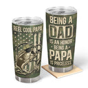 Wander Prints Gift For Dad - Fishing Being A Dad Is An Honor - 20oz Insulated Tumbler - Father's Day Birthday Gift AZCS