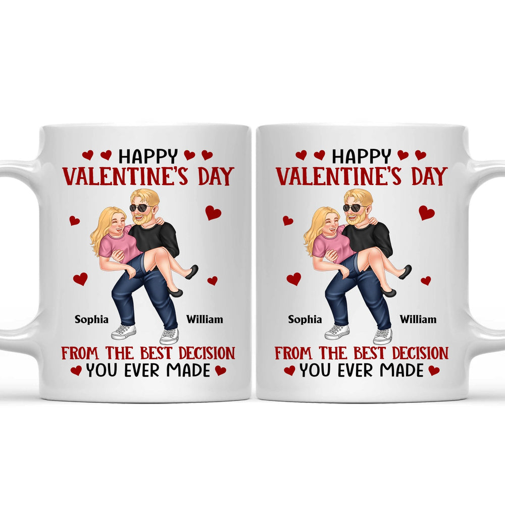 From The Best Decision You Ever Made - Gift For Couples, Husband, Wife, Boyfriend, Girlfriend - Personalized Mug
