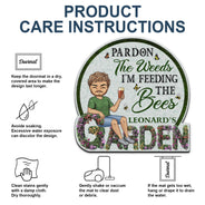 Beware A Crazy Plant Lady Lives Here - Gift For Garden Lovers - Personalized Custom Shaped Doormat