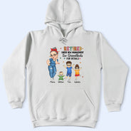 Retired Under New Management - Personalized T Shirt
