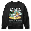 The Legend Has Retired Not My Problem Anymore Vintage - Personalized T Shirt
