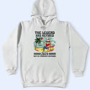 The Legend Has Retired Not My Problem Anymore Chibi Vintage - Personalized T Shirt