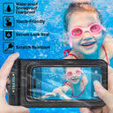 Just A Girl Who Loves Beaches Summer Vacation Traveling - Personalized Waterproof Phone Pouch