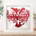 Gift For Grandma, Gift For Mother - Mom Grandma Nana Butterfly - Personalized Flower Shadow Box