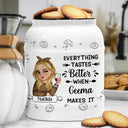 Everything Tastes Better When Grandma Makes It - Personalized Cookie Jar