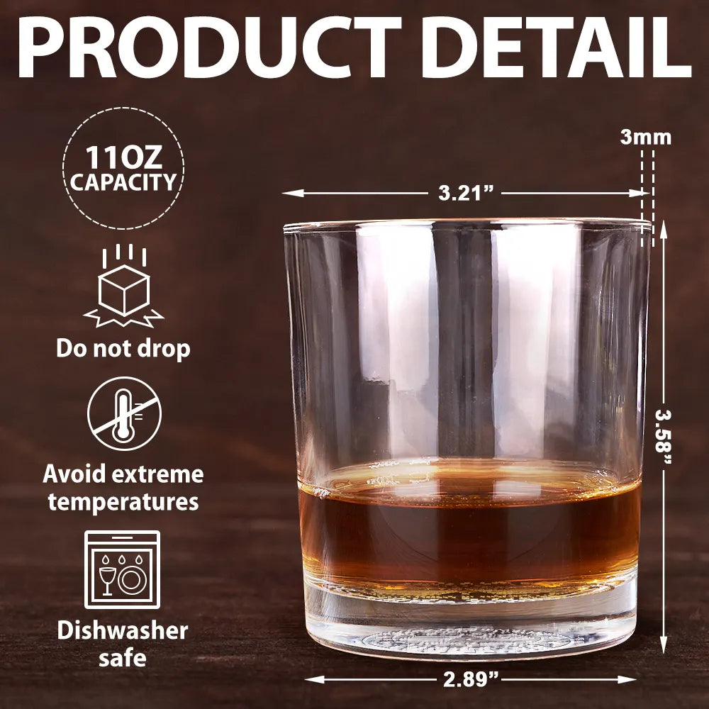 New Dad,New baby,Happy,Gift For Father - Our First Father's Day Together - Personalized Engraved Whiskey Glass