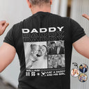 Gift For Father,Happy,Photo - Custom Photo Just A Dad And His Girl Boy - Personalized T Shirt