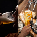 Gift For Husband,Gift For Yourself,Gift For Men,Gift For Women,Parents,Gift For Grandpa,Gift For Mother,Gift For Father,Gift For Grandma,Non-Eng,Vector,Humorous - Every Sip Tastes Like It's Not My Problem Anymore Retirement - Personalized Pilsner Glass