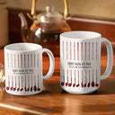 Gift For Husband,Gift For Yourself,Gift For Men,Gift For Father,Gift For Grandpa,Golf,Sport Dad,Dad's Hobby,Grandpa's Hobby,Icon,Proud - Best Dad By Par Golf Clubs - Personalized White Edge-to-Edge Mug