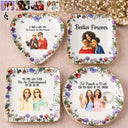 Custom Photo, Art Design, Gift For Bestie, Humorous, Photo - Colored Pencil - Custom Photo Colored Pencil Sketch No One Will Ever Be As Entertained By Us As Us - Personalized Ring Dish