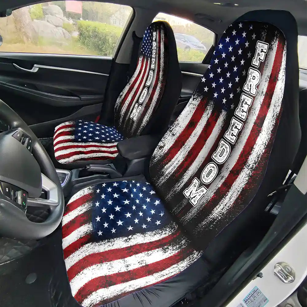 American Freedom 250 Years - Personalized Car Seat Cover