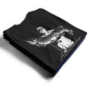 Custom Photo, Fishing, Art Design, Summer, Retirement, Gift For Men, Gift For Yourself, Humorous, Photo - Pencil Sketch - Dark BG - Custom Photo White Pencil Sketch Art O'Fishally Retired - Personalized T Shirt