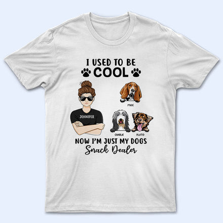 I Used To Be Cool Dog Lovers - Personalized Custom T Shirt
