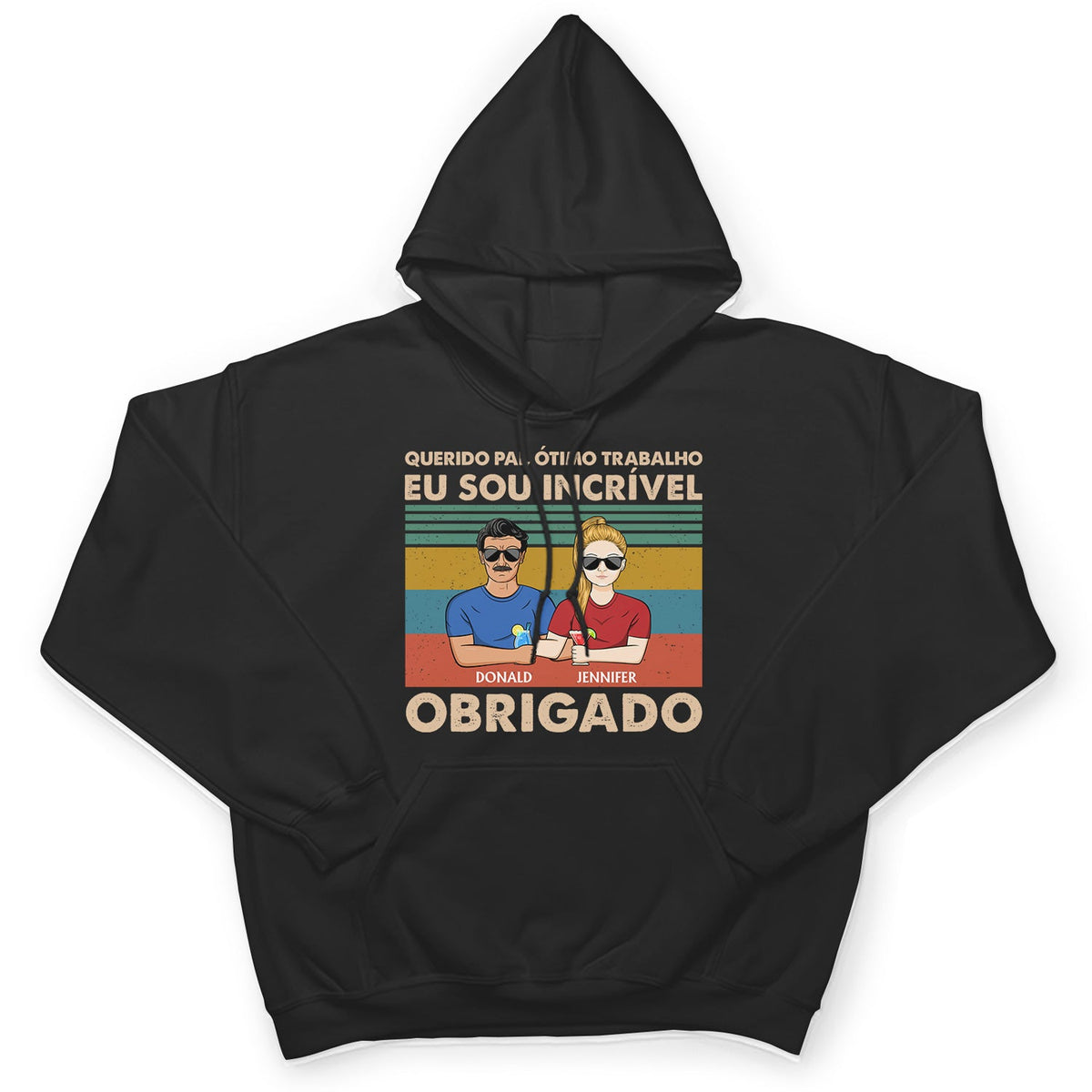 Querido Pai Ótimo Trabalho Nós Somos Incríveis Obrigado - T Shirt Personalizado