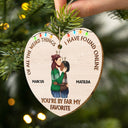 Of All The Weird Things - Anniversary, Christmas Gift For Couples, Husband, Wife - Personalized Custom Shaped Wooden Ornament
