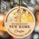 First Christmas In My New Home - Personalized Mirror Ornament