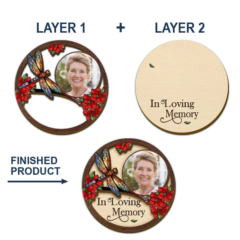 Sad,Family,Parents,Gift For Grandparents,Gift For Sibling,Memorial - Custom Photo I'm Always With You Family Memorial - Personalized Custom Shaped Car Visor Clip