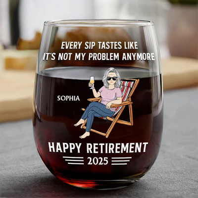 Wine glass for work besties