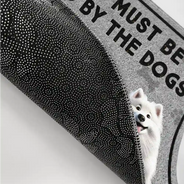Dog Lovers, Pet Lovers - Just So You Know There's Like A Bunch Of Dogs In Here - Personalized Doormat
