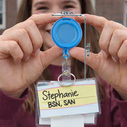 Custom Photo, Nurse, Proud, Remove BG Photo - Custom Photo 3D Effect Nurse Name - Personalized Badge Reel