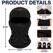 Christmas, Humorous, Icon, Skiing - Funny Matching Gift For Skier Besties - Personalized Glam Face Balaclava Face Mask