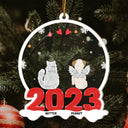Dog Cat Pet - Christmas Gift For Pet Lovers - Personalized Custom Shaped Acrylic Ornament