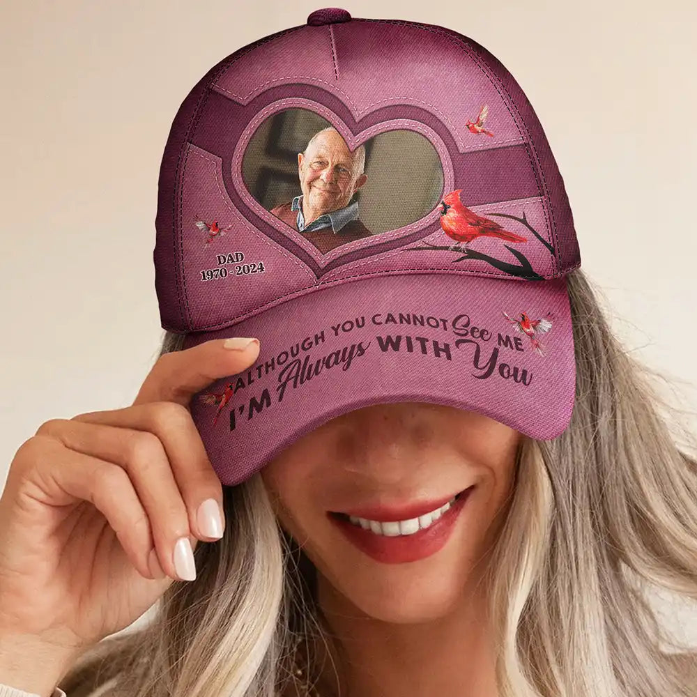 Custom Photo Memorial I'll Carry You With Me Until I See You Again - Personalized Classic Cap