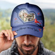 Custom Photo Memorial I'll Carry You With Me Until I See You Again - Personalized Classic Cap