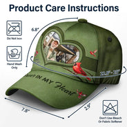 Custom Photo Memorial I'll Carry You With Me Until I See You Again - Personalized Classic Cap