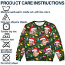 Custom Photo Xmas Led Light - Personalized Unisex Ugly Sweater