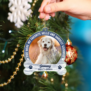 Memorial, Pet Lovers - Custom Photo Memorial You Would Have Lived Forever - Personalized Custom Shaped Acrylic Ornament