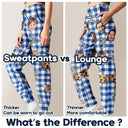 Family, Pet Lovers, Dog Lovers, Cat Lovers, Gift For Kids - Custom Photo Funny Family Pet Face Plaid Pattern - Personalized Pajama Pants