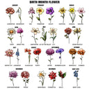 Birth Flower Stained Glass Teacher's Garden Watch Them Grow - Personalized Acrylic Clipboard