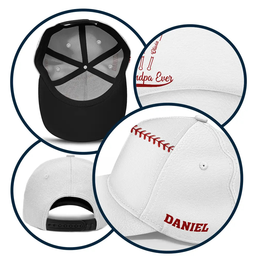 Sport Dad,Baseball,Gift For Father,Icon,Proud - Baseball Best Dad Ever - Personalized Classic Cap