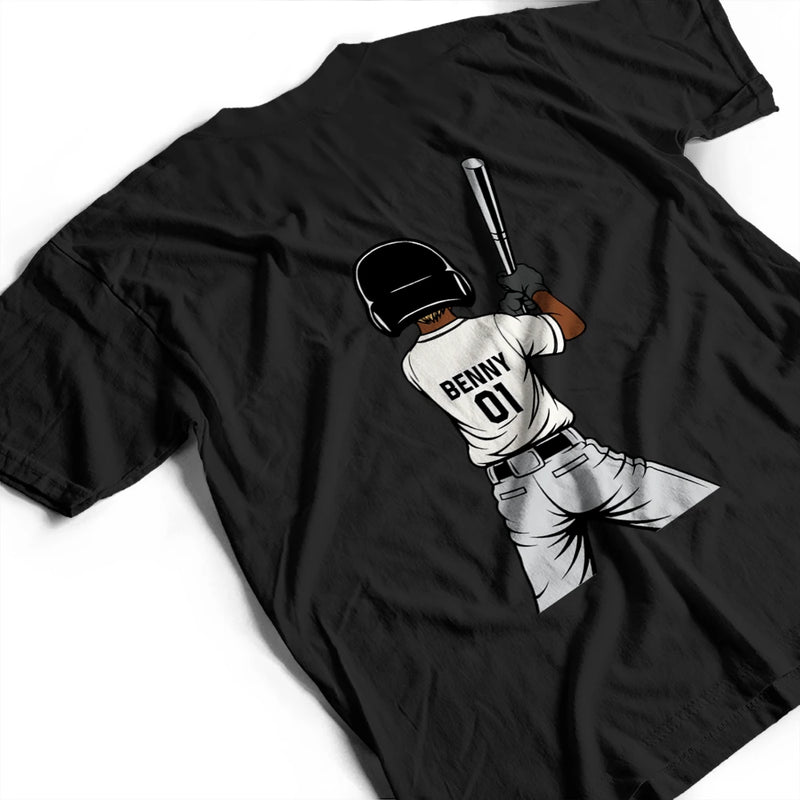 Gift For Father,Gift For Grandpa,Baseball,Non-Eng,Vector,Humorous - Baseball Dad Crossed Arrows - Personalized T Shirt