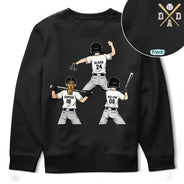 Baseball Dad Crossed Arrows - Personalized T Shirt
