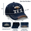Baseball, Gift For Father, Top Market, Confident, Icon - Baseball Dad Grandpa - Personalized Vintage Baseball Cap