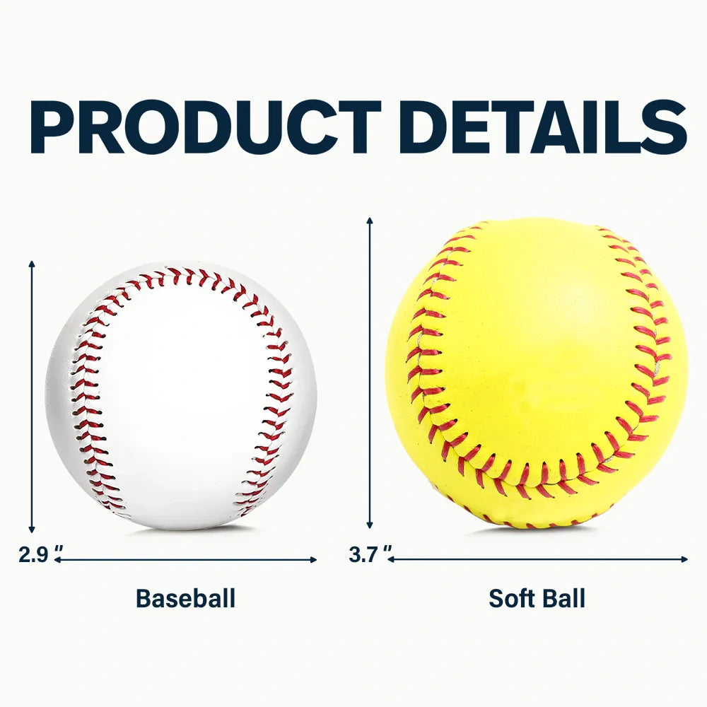 Baseball I Caught The Best Dad - Personalized Baseball, Softball