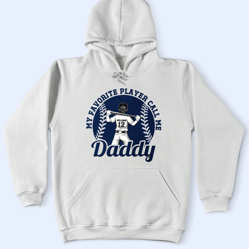 Gift For Grandpa,Gift For Father,Happy,Baseball - Baseball Kid My Favorite Players Call Me Grandpa - Personalized T Shirt
