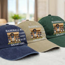 Baseball,Sport Mom,Gift For Mother,Mom - Children,Happy - Baseball Mom Classy Sassy - Personalized Vintage Washed Denim Cap