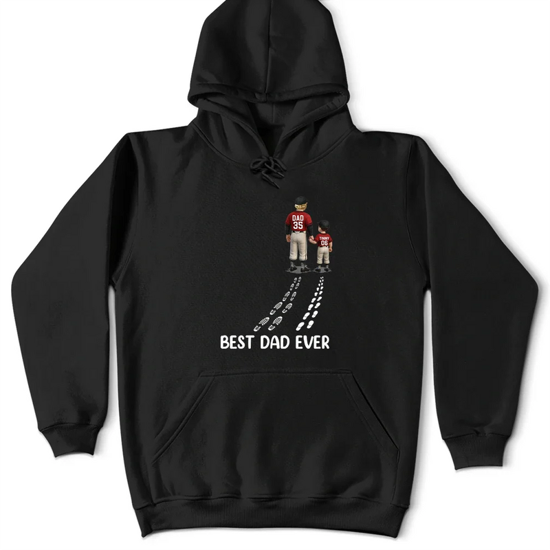Gift For Father,Baseball,Happy - Baseball We Caught The Best Dad Ever - Personalized T Shirt